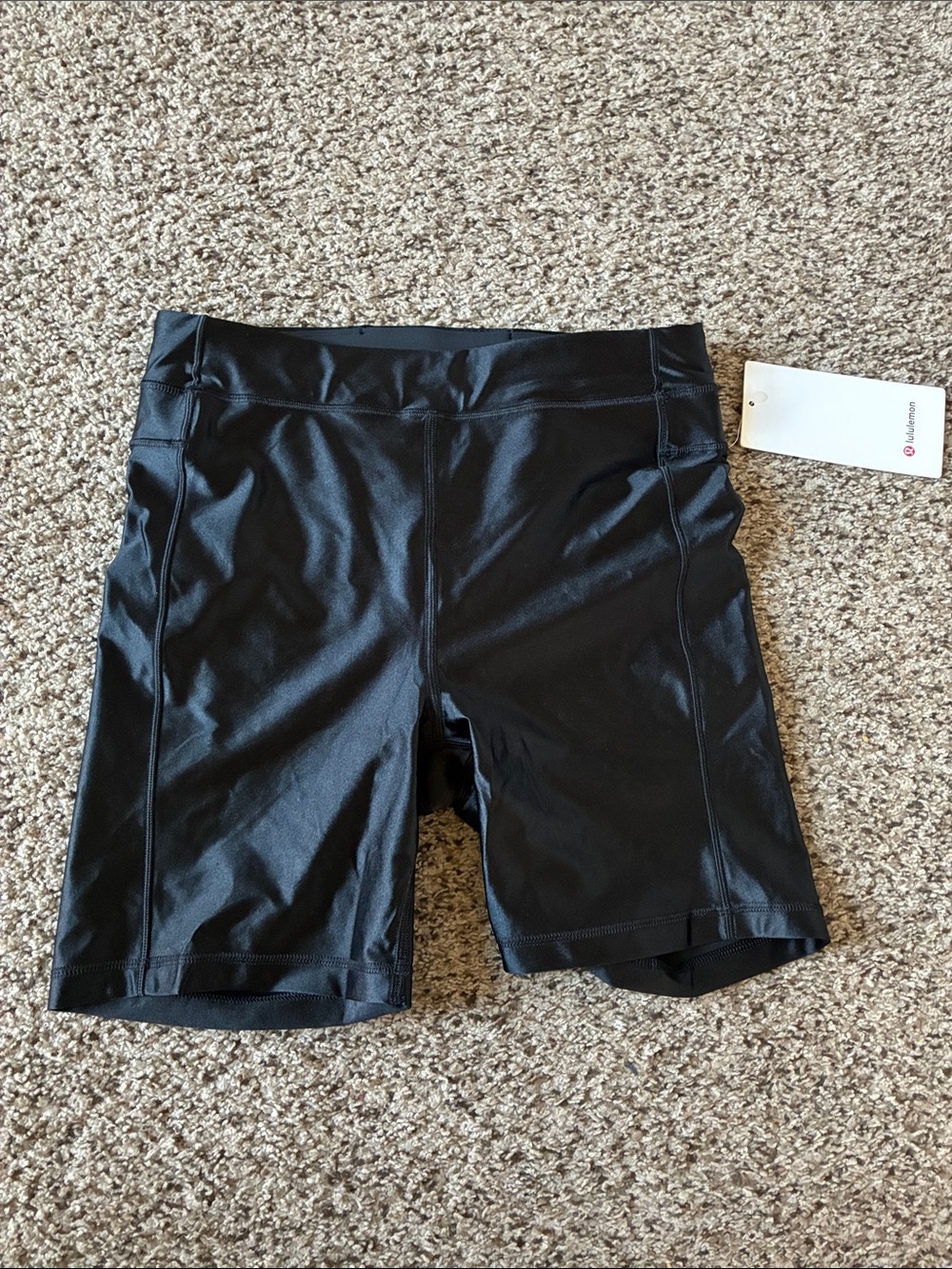 Lululemon satin shine shorts
